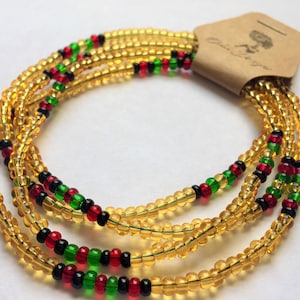 Oshun Ibu Kole Eleke Ochun Necklace Santeria Lucumi Religion Yoruba Elekes de Santo Orishas Collares de Santo