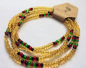 Oshun Ibu Kole Eleke Ochun Necklace Santeria Lucumi Religion Yoruba Elekes de Santo Orishas Collares de Santo
