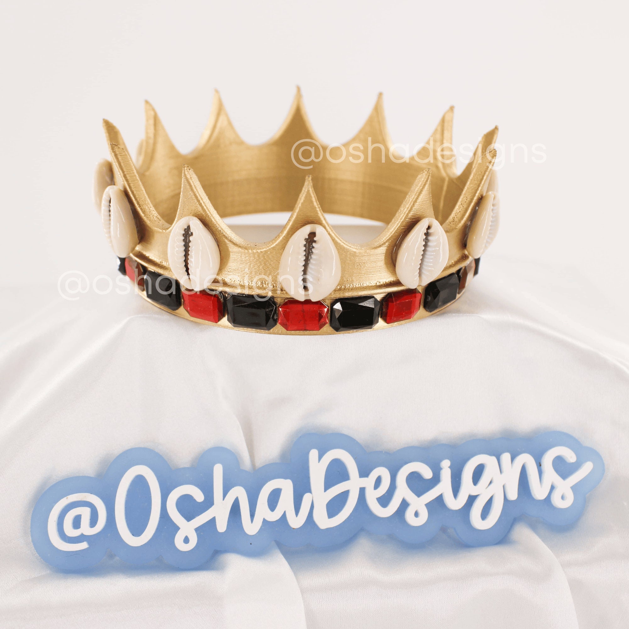 Yoruba Tribe Magnificent Creator Orisha Obatala Beaded Babalawo Crown ~  Nigeria