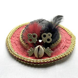 Black and Red Little Hat for Elegua, Santeria, Ifa, Babalawos, Orishas, Yoruba Religion