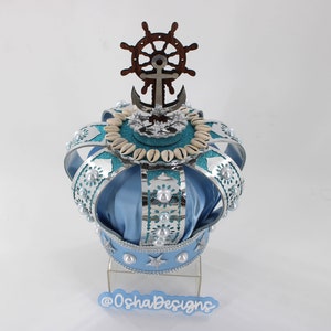 Yemaya Krone Corona Yemaya Blau Krone Santeria Orishas Lucumi AfroCubanische Religion