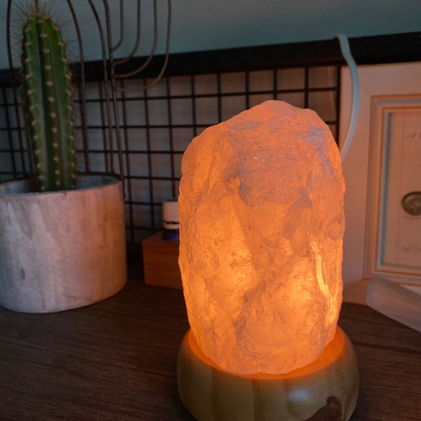 Rose Quartz Lamp