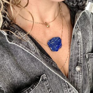 Lapis Lazuli 14k Gold Filled Necklace