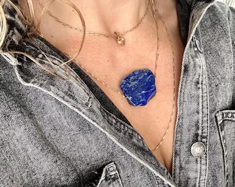 Lapis Lazuli 14k Gold Filled Necklace