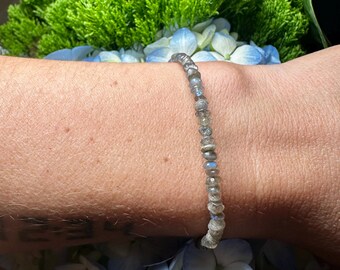 Labradorite Sterling Silver Bracelet