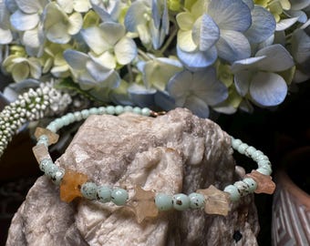 Citrine Stars Sterling Silver Bracelet