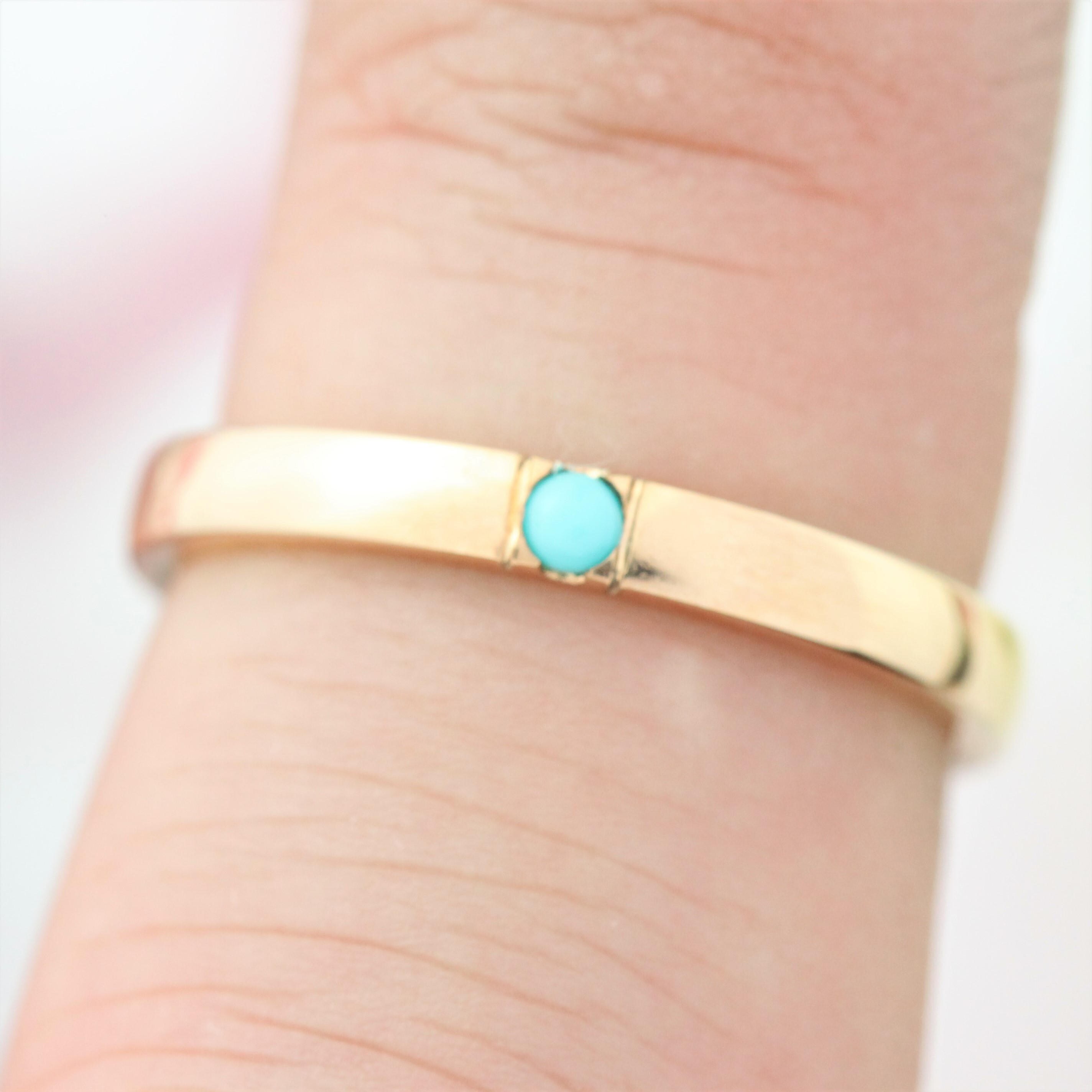 Turquoise ring Turquoise wedding ring Rose gold Turquoise Etsy