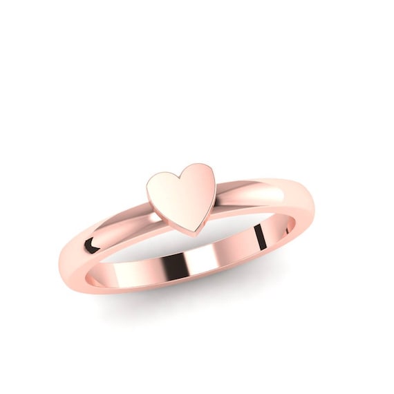 2.0ct heart cut pink simulated diamond 18k rose gold anniversary engagement  ring size 6 - Walmart.com