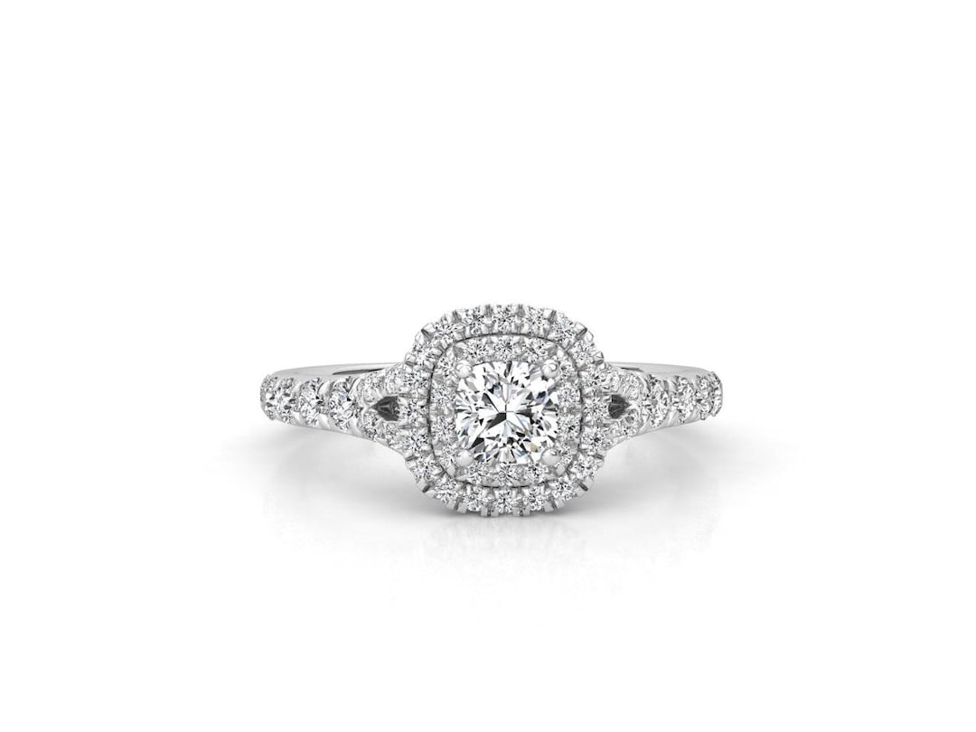 Diamond Ring. Diamond Engagement Ring. Etsy