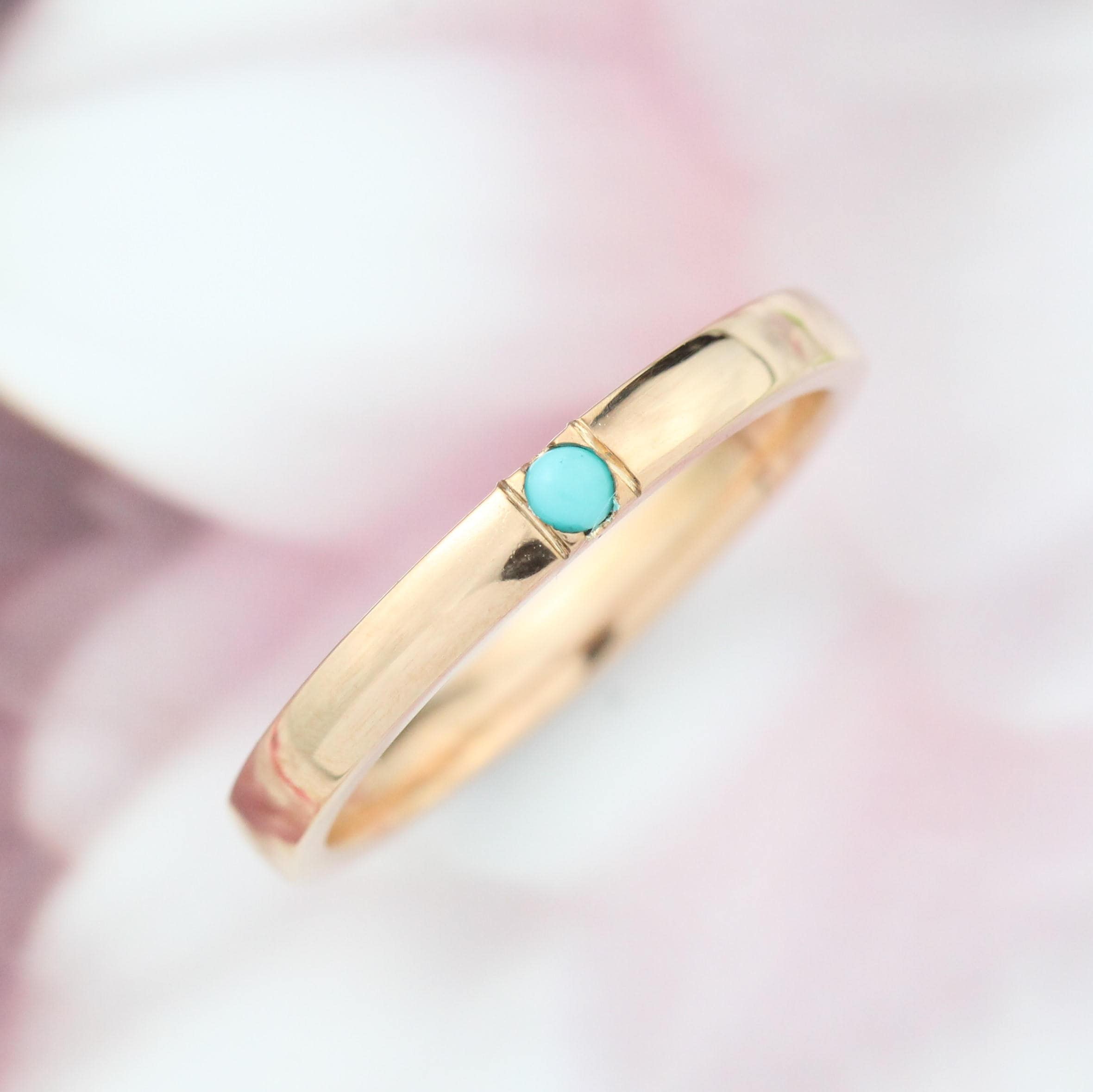 Turquoise ring Turquoise wedding ring. Rose gold Turquoise | Etsy