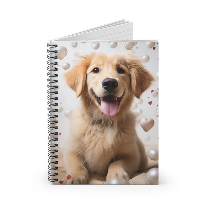 Golden Retriever Puppy Notebook Adorable Puppy Journal Cute Puppy Dog