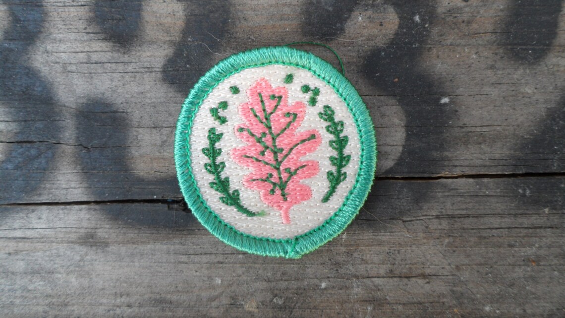 Leaf Patch / Botany Merit Badge / Forest Patch / Gift for Etsy