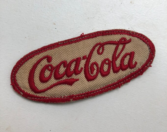 Patch Coca-Cola Vintage à Coudre/repasser – Qualité Haute, Fabriqué USA (017)
