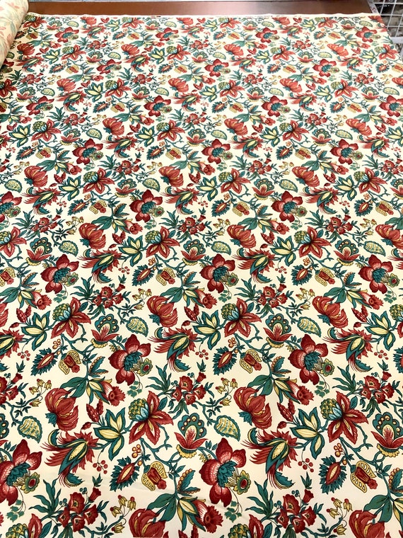 Vintage Waverly Upholstery Fabric By the Yard Heirloom Etsy