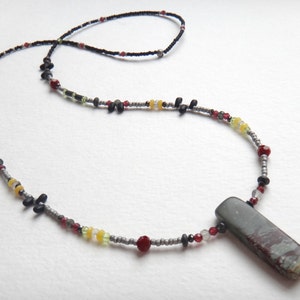 Sedona Jasper Beaded Necklace with Semiprecious stones