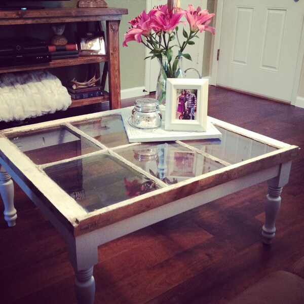 Reclaimed Vintage Window Coffee Table