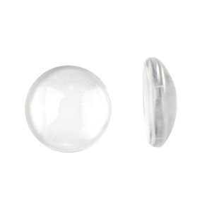 Glascabochons 6-30mm Cabochons Glas klar rund durchsichtig transparent Bild 2