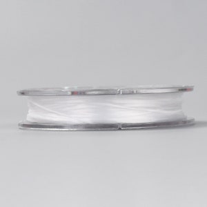 0,14 EUR / 1m Nylonfaden elastisch 10 Meter dehnbarer Gummifaden transparent 0,6 0,8mm Nylonband Schnur Bild 5