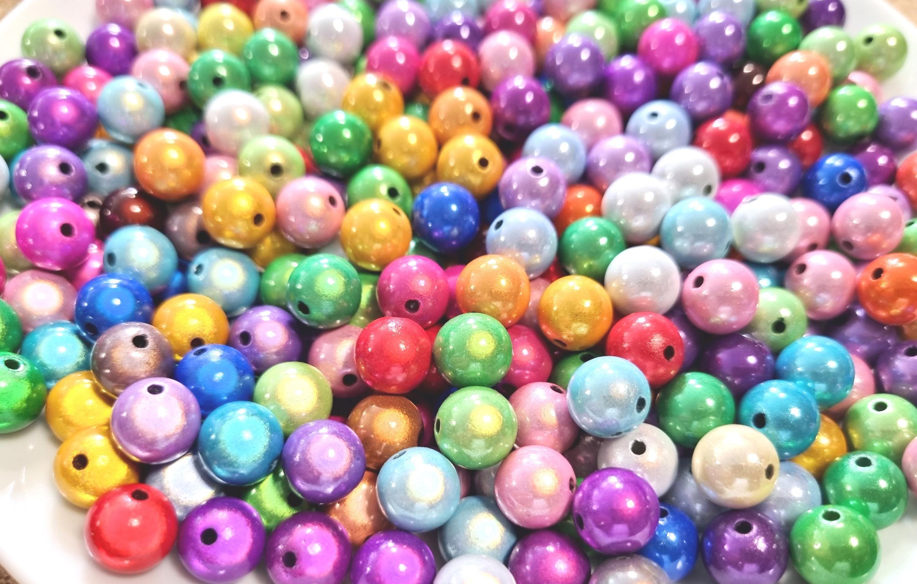 Miracle Beads 3D Effect 8 Mm 50 Beads Mix Colorful Wonder Beads