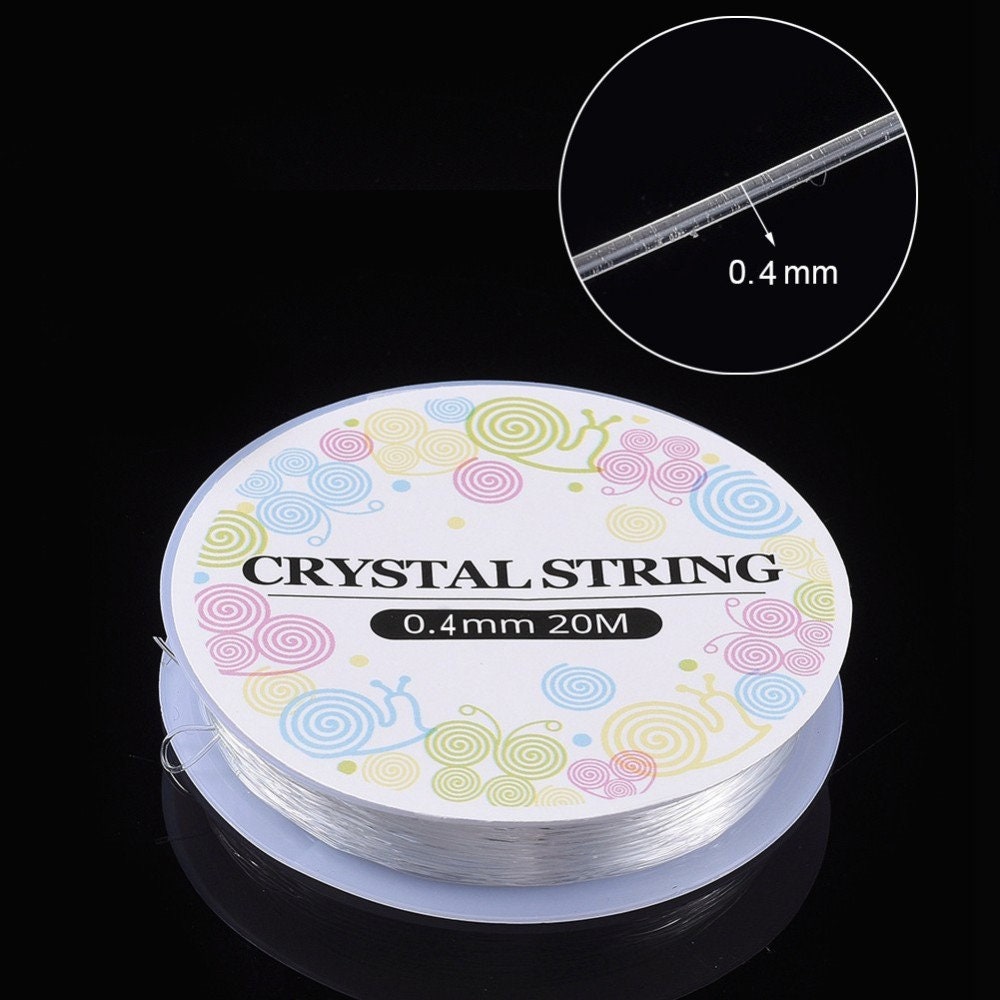 Cordino Elastico Cristallino Taffbeads - 10 Metri - Diametro 0.6mm 0.8mm 1.0mm