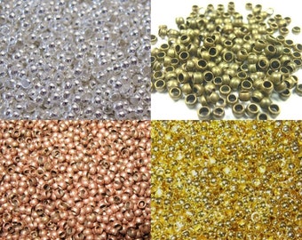 200 crimp beads crimp round 2 mm color choice silver bronze copper gold