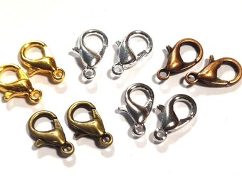 Carabiner 12 mm clasps 10-250 pieces carabiner hooks