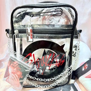 SKZ Clear Cross Bag for STAY (stray Kids Fanmade Merch for