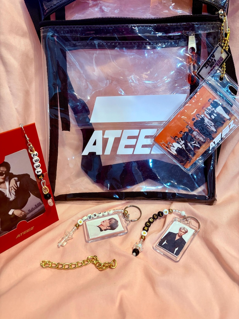 ATEEZ inspirierte Konzerttasche, KPop Konzerttasche, ATEEZ Stadion Tasche, Ateez Tasche, Ateez Tragetasche Bild 6