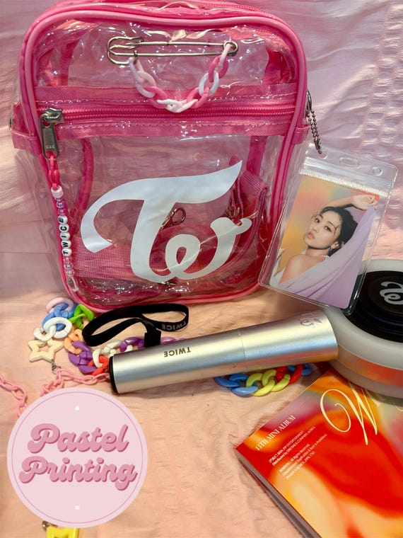 Twice Inspired Concert Bag, Kpop Concert Bag, Twice Stadium Bag