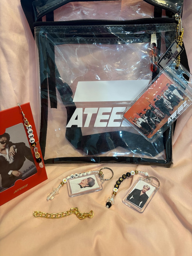 ATEEZ inspirierte Konzerttasche, KPop Konzerttasche, ATEEZ Stadion Tasche, Ateez Tasche, Ateez Tragetasche Bild 7