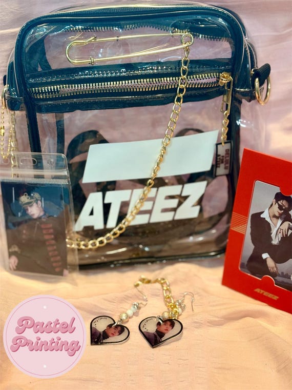 ATEEZ Inspired Concert Bag, KPop Concert Bag, ATEEZ Stadium Bag, Ateez Bag, Ateez Tote Bag