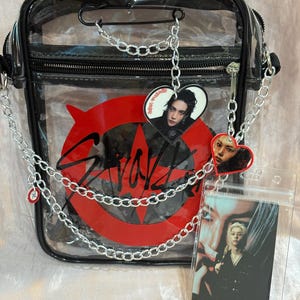 Bolsa de concierto inspirada en Stray Kids, bolsa de concierto KPop, bolsa de estadio SKZ, bolsa de Stray Kids, bolsa de mano de Stray Kids imagen 2
