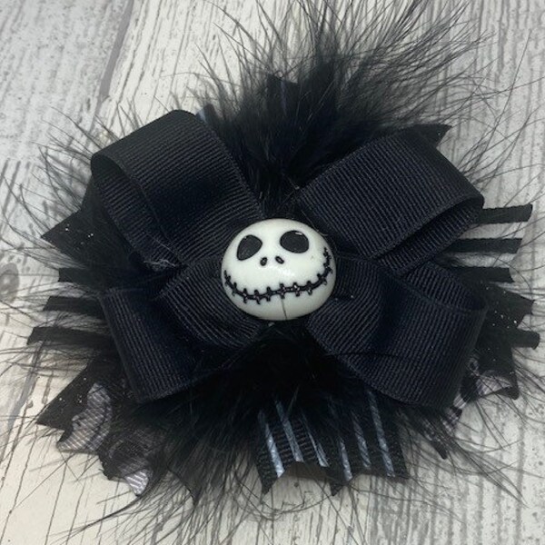 Jack Skellington Bow - Etsy