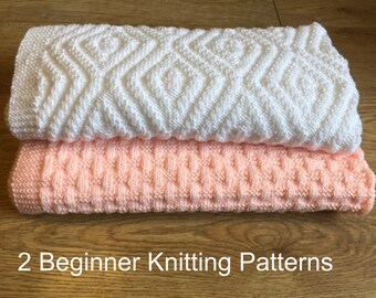 Knit Purl Patterns Etsy