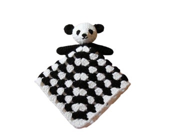 Panda Bear Blankie Baby Lovey Comforter Lovie Crochet PATTERN