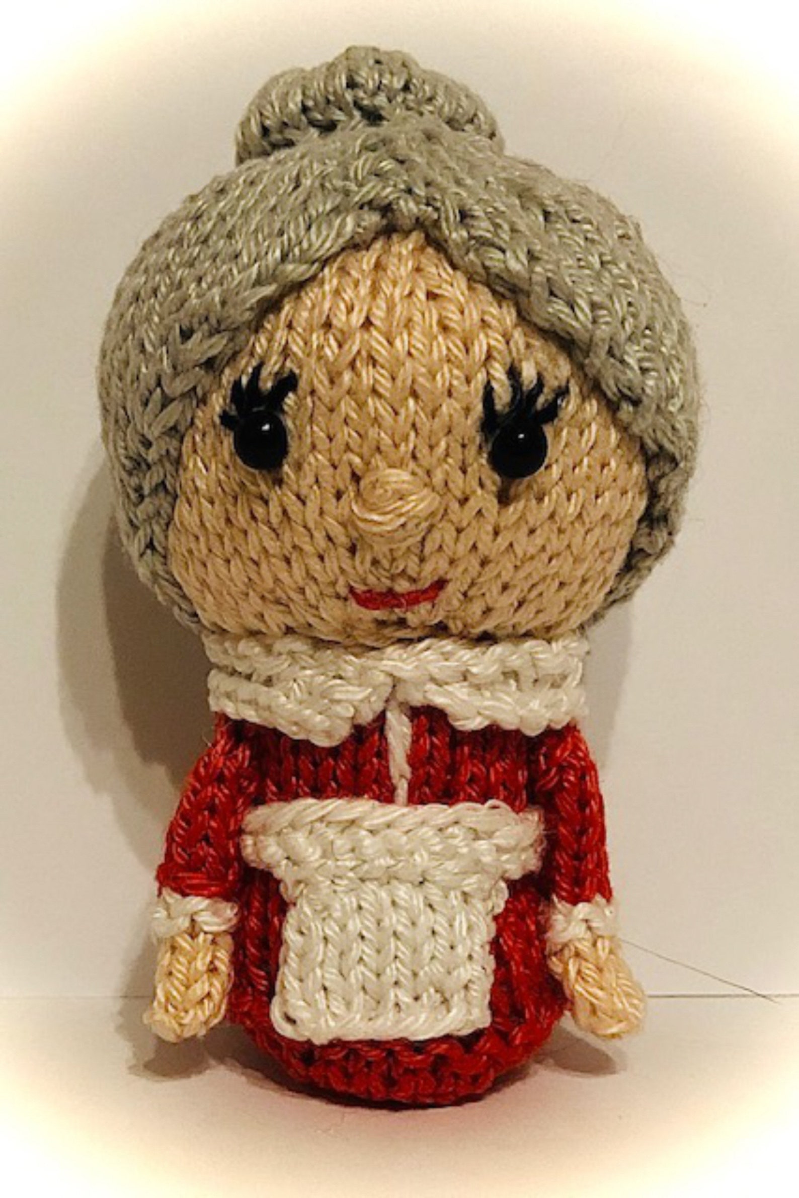 Christmas Decorations Knitting Patterns Set 1 Santa Mrs Etsy UK