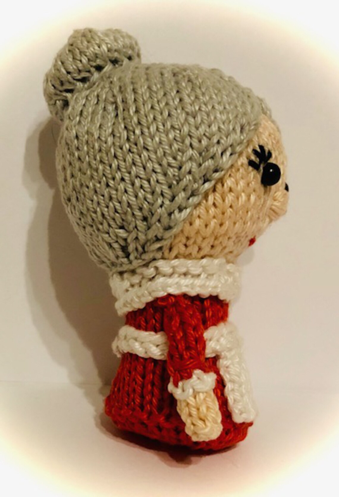 Christmas Decorations Knitting Patterns Set 1 Santa Mrs Etsy UK