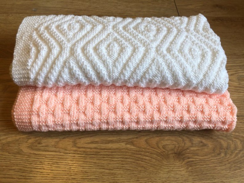 Easy Baby Blanket KNITTING PATTERNS Beginner Friendly Cosy Etsy