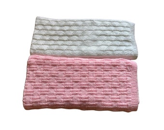 Easy Baby Blanket KNITTING PATTERNS Beginner Friendly, Pyramids & Stepping Stones