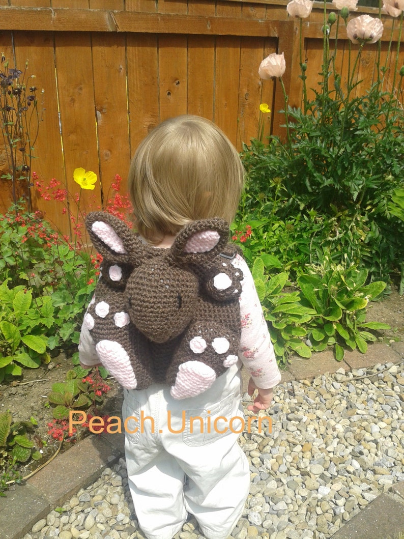 Rabbit Bag Crochet PATTERN Toddlers Amigurumi Bunny Backpack - Etsy España