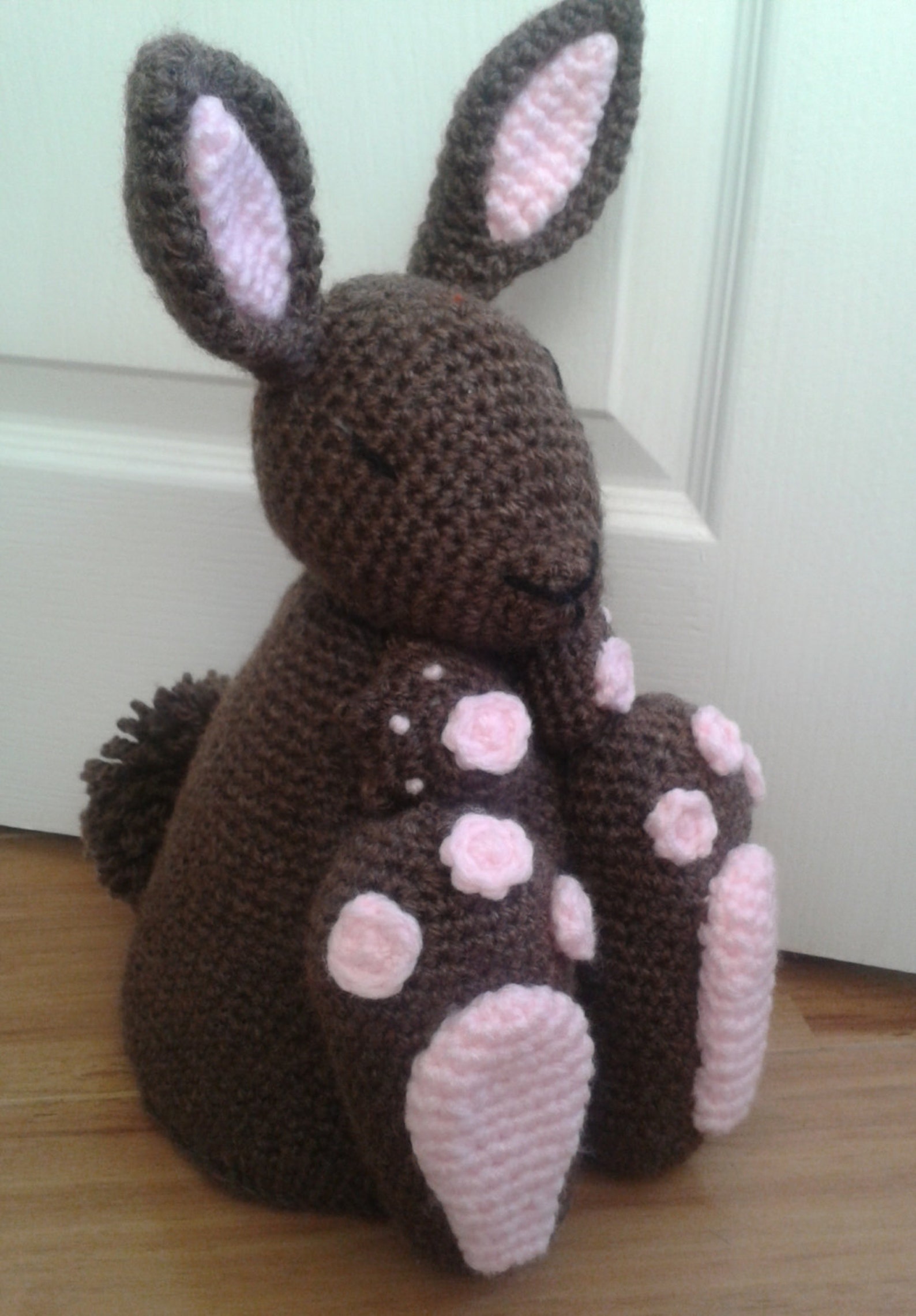 Rabbit DOORSTOP Crochet PATTERN Amigurumi Bunny - Etsy UK