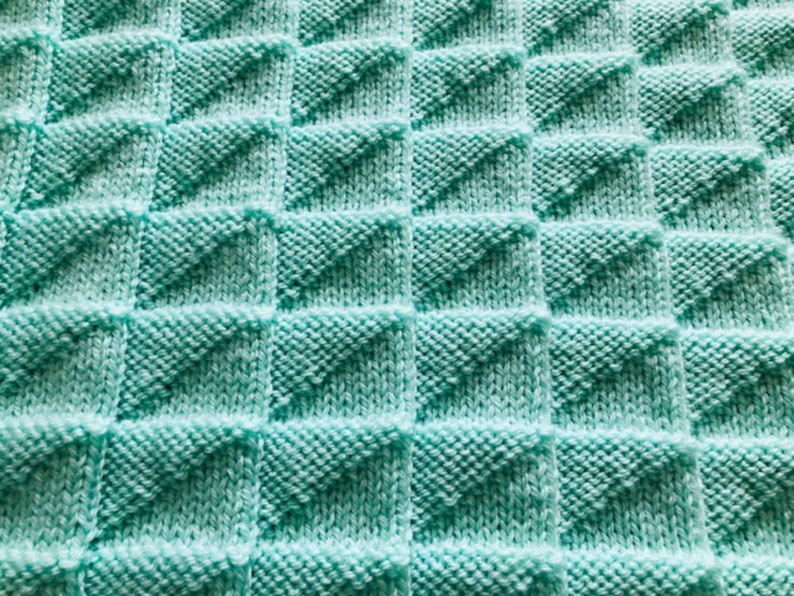 Easy Baby Blanket KNITTING PATTERNS Beginner Friendly Simple Etsy UK