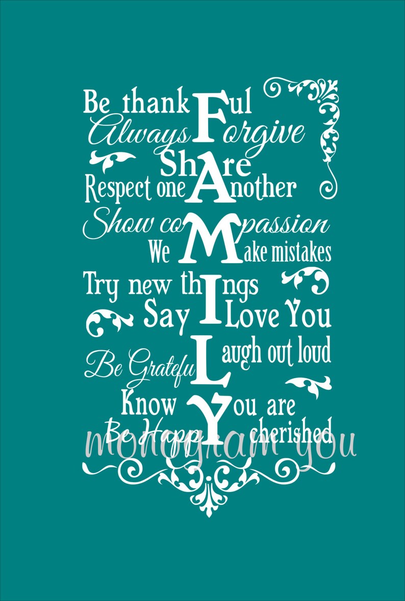 Family Wall Decal