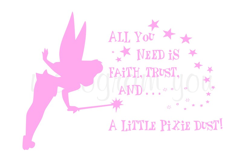 All We Need Is Faith Trust And Pixie Dust