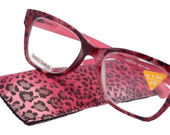 The Bohemian, (Premium) Reading Glasses High End Reading Glass +1.25 to +4 magnifying glasses, Square. optical Frames