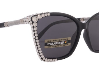 BCBG MAXAZRIA Regal Black Womens Cat Eye Gradient Sunglasses  display picture 3