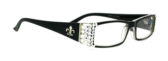 Women's reading glasses with bling sales