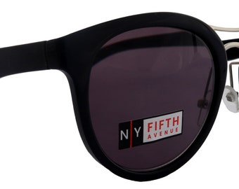 Valencia, High-End Line Bifocal (Clear On Top) Sun Readers for Women OR Non-Bifocal Readers Sunglasses (Black ) NY Fifth Avenue