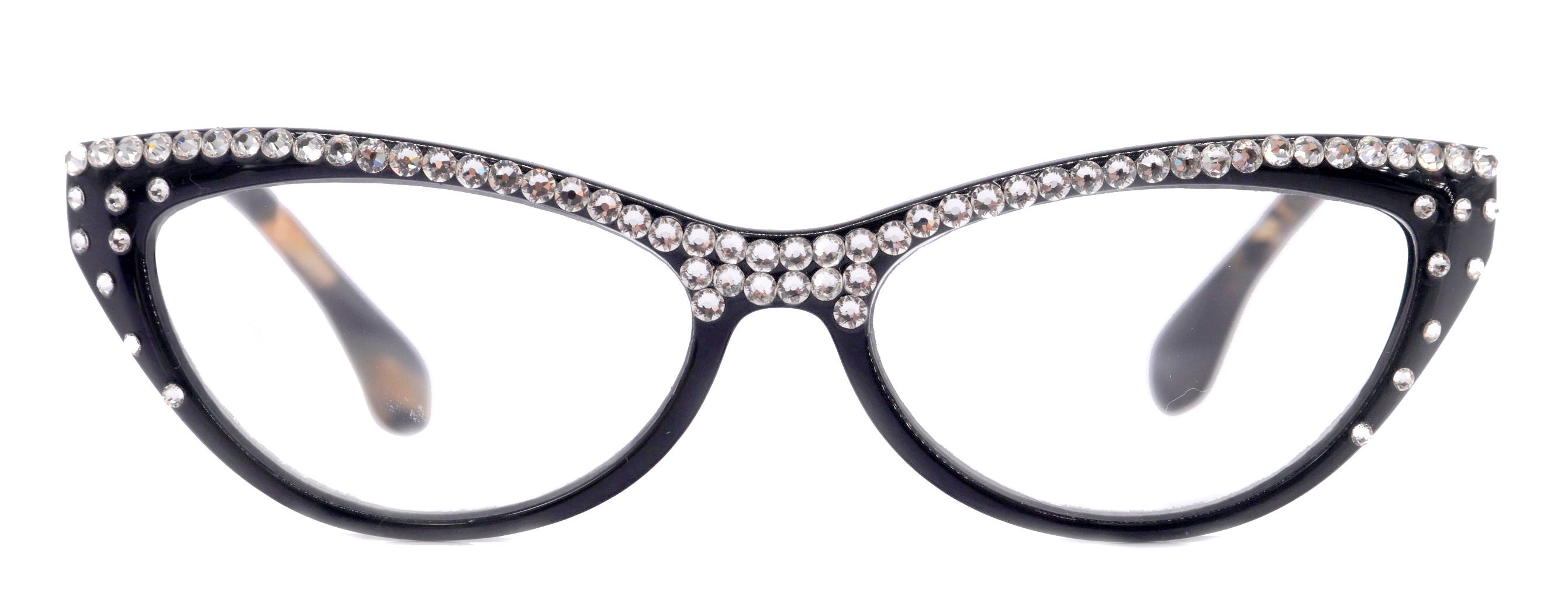 The Lynx bling Reading Glasses 4 Women W full Top clear - Etsy