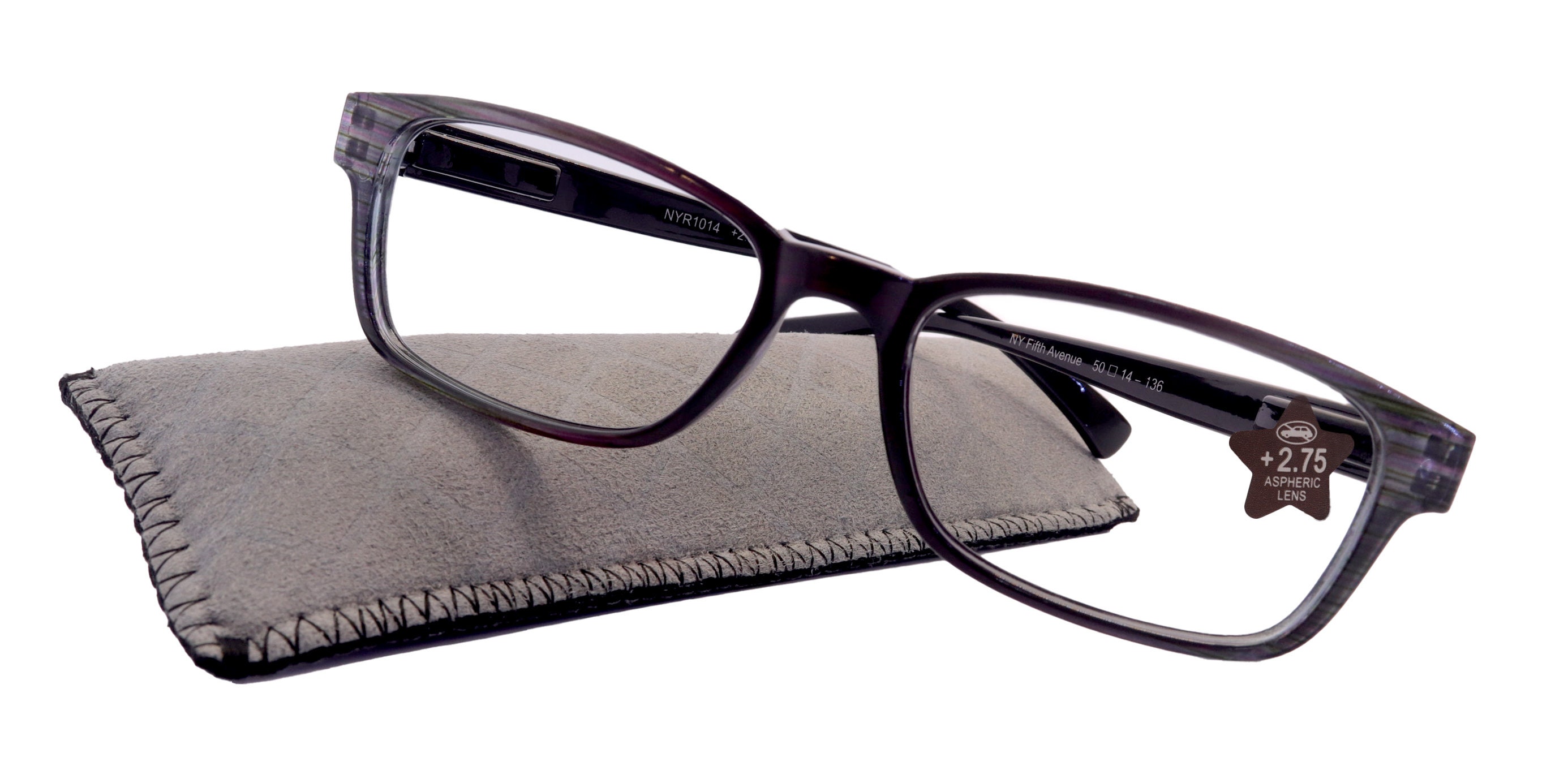 Accessoires Zonnebrillen & Eyewear Leesbrillen Volwassen zwarte leesbril Unisex Bril Sterkte van +1.00 +4.00 RG034 